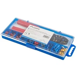 Lanberg Kit de Crimpadora y 100 Conectores Eléctricos Variados SCC01-TCC-IT101